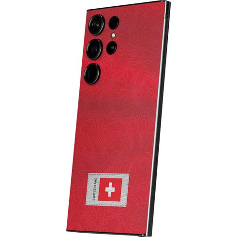 Switzerland Soccer Flag Galaxy S25 Ultra Skin